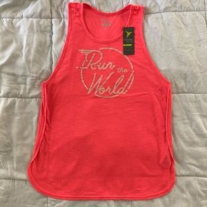 NWT Old Navy Hot Pink "Run the World" Tank
